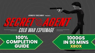 Secret Agent : Cold War Espionage - 100% Walkthrough Guide (1000GS 1-2 Hours)