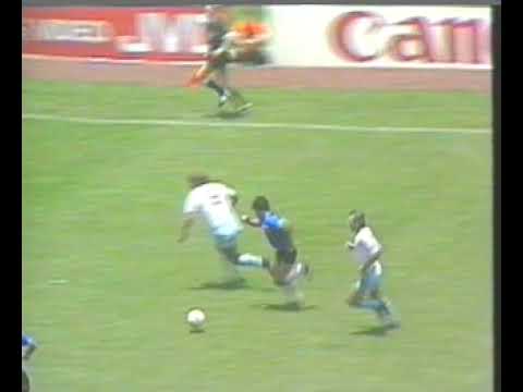 maradona goal of the century english commentary