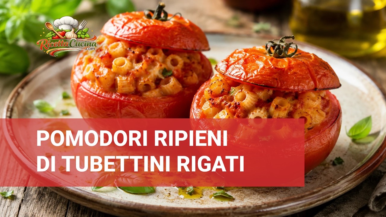 Anteprima video di Pomodori Ripieni di Tubettini Rigati
