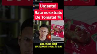 Rato foi encontrado em extrato de tomate e gera revolta! #react #viralvideo #viral #shorts