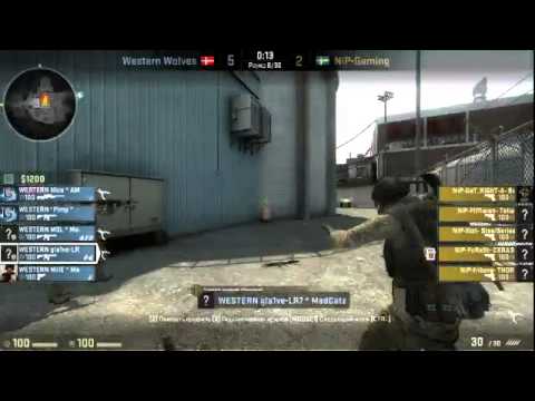 CS:GO DreamHack Summer 2013 - Western Wolves vs NiP de_nuke_se