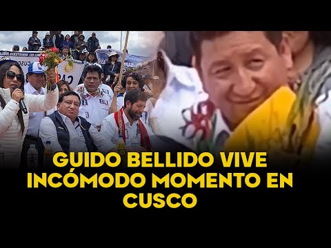 HIS FACE CHANGED | Guido Bellido is confronted and called a "traitor" during a public event