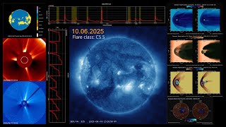 Solar flare: 10.06.2025 class C5.5