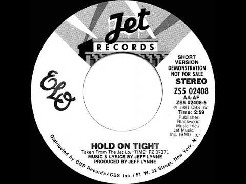 1981 Electric Light Orchestra - Hold On Tight (stereo radio promo 45--shorter intro)