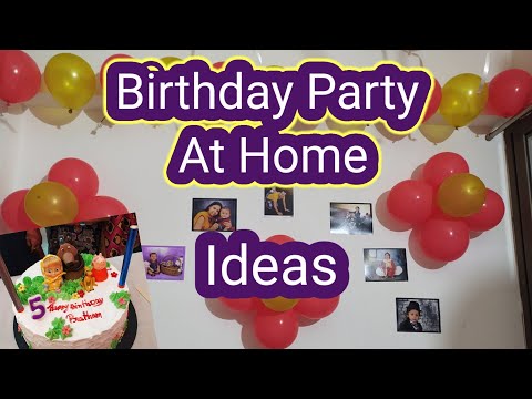 Birthday Party of pratham | Birthday party decoration ideas for kids |