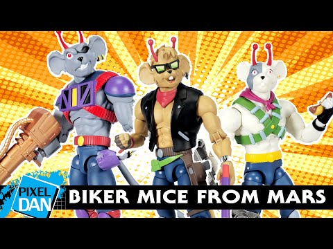 Are the Biker Mice from Mars finally back?! New Nacelle Action Figures!
