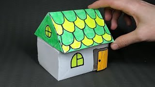 How To Make a Paper House - Handmade DIY// 3D House