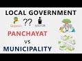 Local Government | Panchayati Raj Vs Municipalities Explained In Detail | Hindi