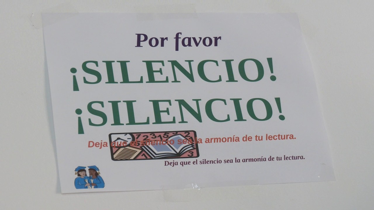 Visita de los estudiantes de San Luis a la Biblioteca