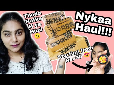 *Starting ₹40* 😍 Latest Nykaa Pink Friday Sale Haul 😉 / Nykaa Haul 2020 Video
