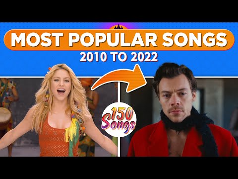 Most Popular Songs Each Month 2010 to 2022