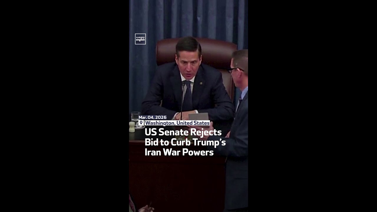 Video | US Senate Rejects Bid to Curb Trump’s Iran War Powers