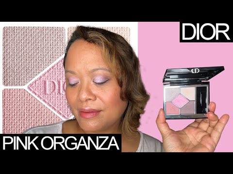 Dior Pink Organza Limited Eyeshadow - Test and Wear of Laura Mercier Flawless Weightless Foundation