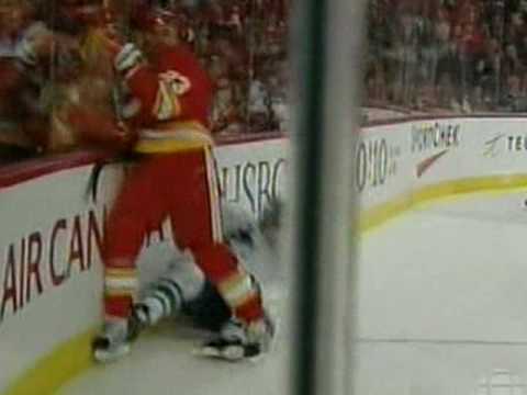 Eric Nystrom annihilates Ryan Johnson