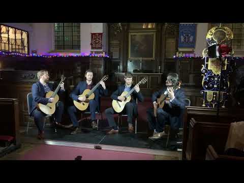 Pluck Strum and Hammer by Bryan Johanson played by The Mēla Guitar Quartet LIVE 9th Dec 2021