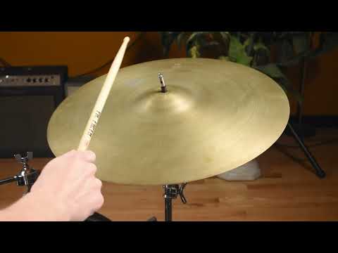 19" Zildjian A 1950s Small Stamp Ride Cymbal 1804g *Video Demo* image 11