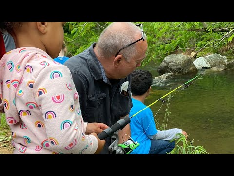 Kids fishing day in Jasper, GA - part I