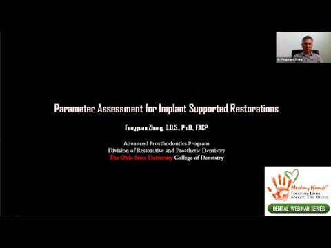 Avaliação de parâmetros para restaurações suportadas por implantes pelo Dr. Fengyuan Zheng
