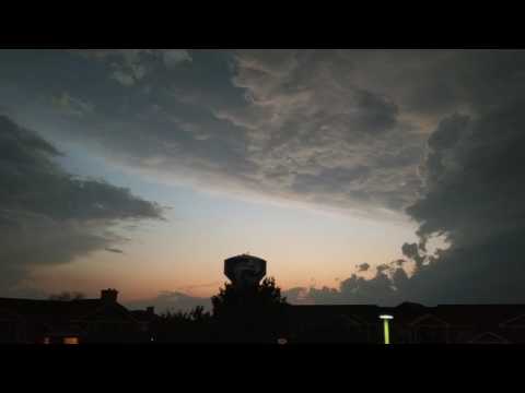 A Texas Sunset Thunderstorm