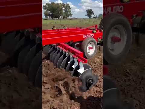 Rastra Chalero desencontrada sin alas CH 2040 S con 44 discos en La Pampa