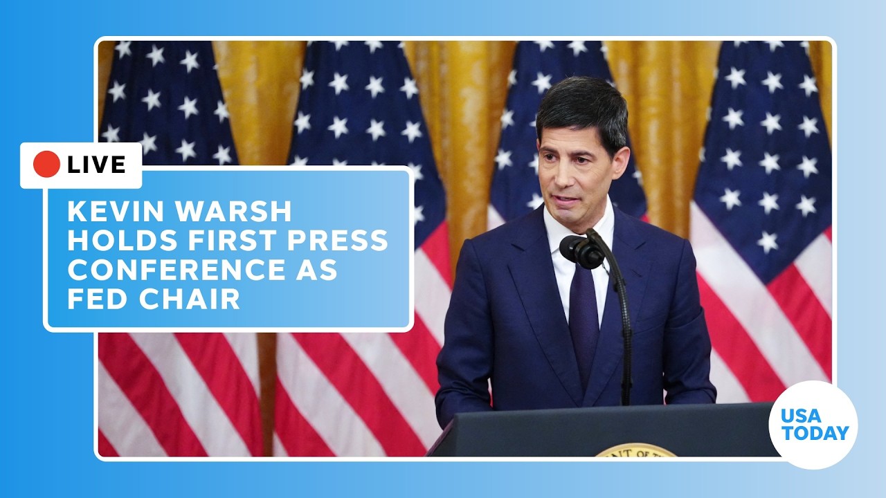 Live: Kevin Warsh holds first press conference as Fed Chair following Donald Trump's nomination