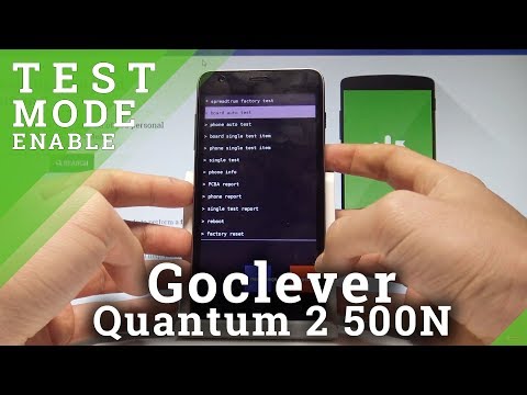 How to Enter Factory Mode on Goclever Quantum 2 500N - Hardware Test Mode |HardReset.Info