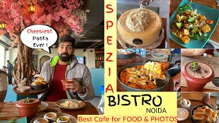 FlowerPot mein Coffee😍  | Spezia Bistro Noida | Cheese Wheel Pasta | Best Cafe in Noida