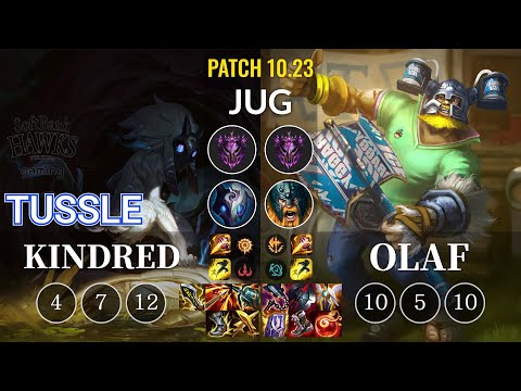SHG Tussle Kindred vs Olaf Jungle - KR Patch 10.23