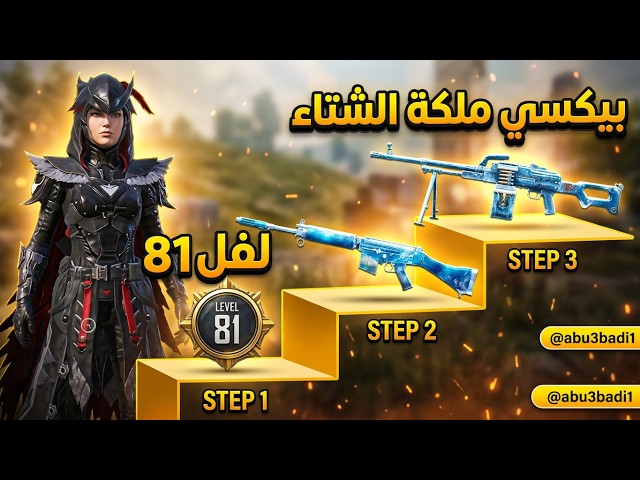 حساب ببجي عالمية فخم لفل 81 | بيكيسي ملكة الشتاء + 5 أسلحة كل مسج!