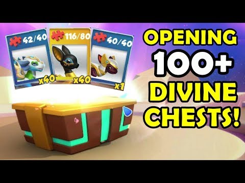 Opening 100+ DIVINE CHESTS! NEW DRAGONS, VIP Tickets + More! - DML #1230
