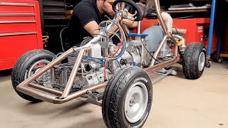 Man Transforms Toy Car into Fastest Go kart | Start to Finish Build by @Motorizando
