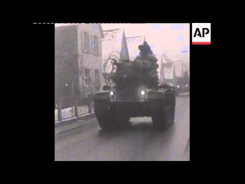 SYND 12-1-69 US MILITARY EXCERSISES IN WEST GERMANY