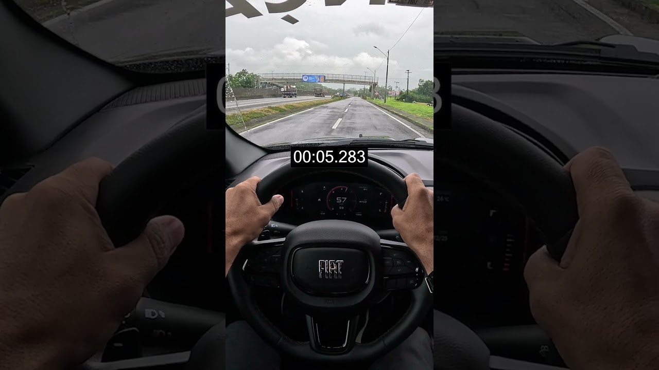 Fiat Toro Ranch 2026 no teste do 0 a 100! #tororanch2026 #fiat #pickuptruck