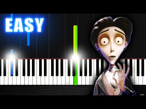 Victor's Piano Solo (Corpse Bride) - EASY Piano Tutorial by PlutaX