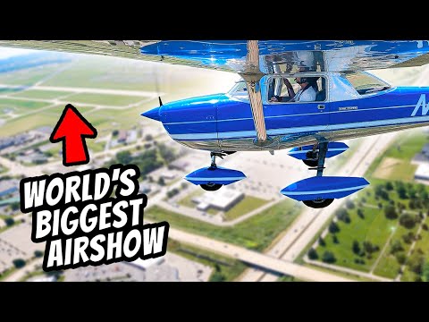 I Landed My Cessna 150 at Oshkosh (Full ATC)