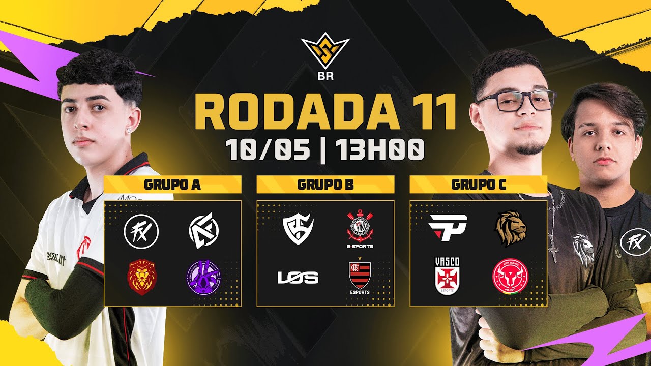 🚨FFWS BR 🏆RODADA 11 - GRUPOS A, B e C  | FREE FIRE AO VIVO🚨 #freefire
