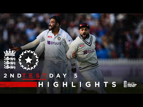 India Claim Thrilling Win! | England v India - Day 5 Highlights | 2nd LV= Insurance Test 2021