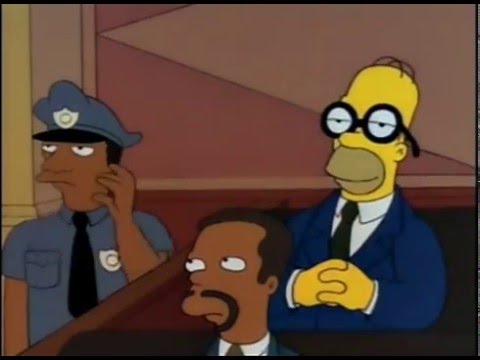 Give Those Glasses To The Bailiff (The Simpsons)