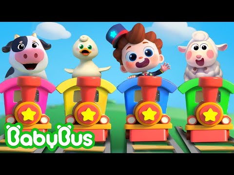 O Trenzinho Tchu-tchu | Canção dos Animais | Sons dos Animais | Sim! Neo | BabyBus Português