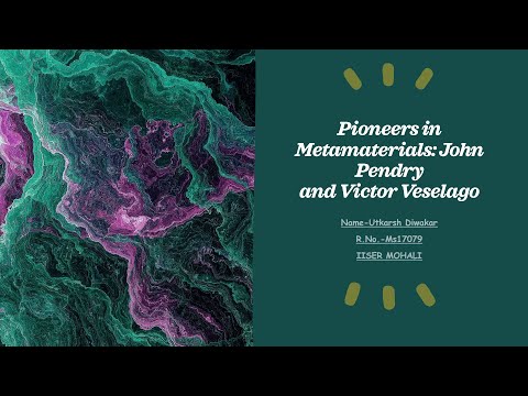Pioneers in metamaterials: John Pendry and Victor Veselago (Ms17079)