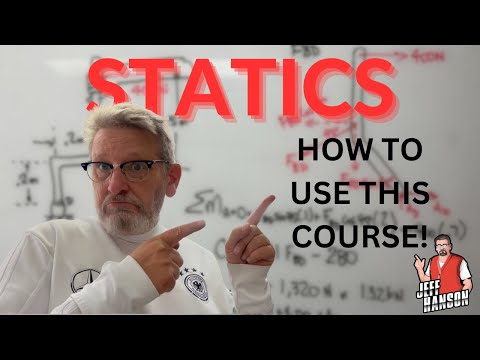 Statics: How to Use This Course Successfully Plus Book!