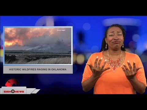Historic wildfires raging in Oklahoma (ASL - 4.14.18)