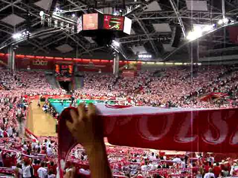 Mały Rycerz w Atlas Arenie - Polska-Francja 3:2 -MŚ 2014