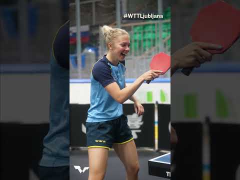 Working on that chemistry 💪 #WTTLjubljana