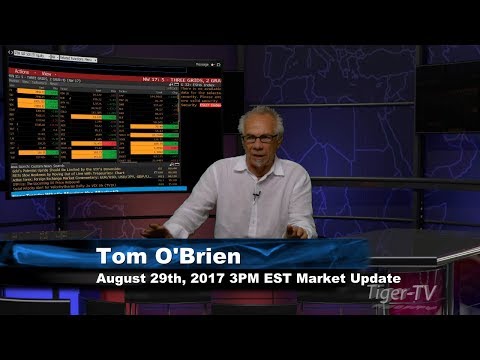 August 29th 3PM Stock Market Update by Tom O'Brien on TFNN