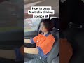 How To Pass The Australia Driving Licence Test Drivinglicence Driving Car Drivingtest