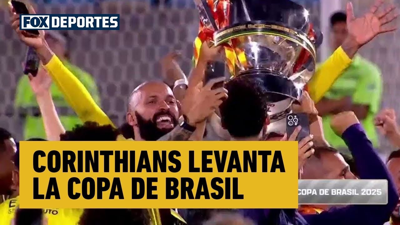🏆🖤🤍 CORINTHIANS de Memphis Depay, campeón, levanta la COPA DE BRASIL 2025