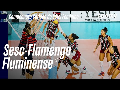 SESC-FLAMENGO 0 X 3 FLUMINENSE | MELHORES MOMENTOS | FINAL CARIOCA DE VÔLEI FEMININO | sportv