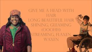 Glee 1x11 - Hair/Crazy in Love [with lyrics]