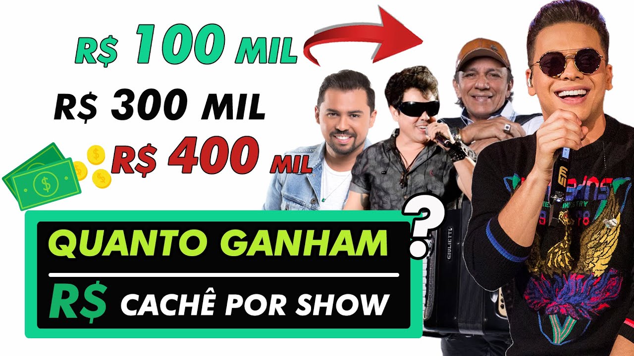 Quanto ganha Wesley Safadão, Xand Avião, Calcinha Preta e Mastruz com Leite; confira os cachês